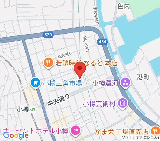 小樽市民センター マリンホールの地図
