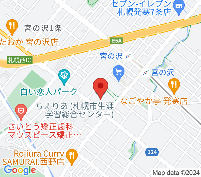 札幌市生涯学習センター ちえりあの場所
