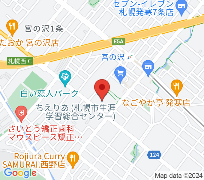 札幌市生涯学習センター ちえりあの場所