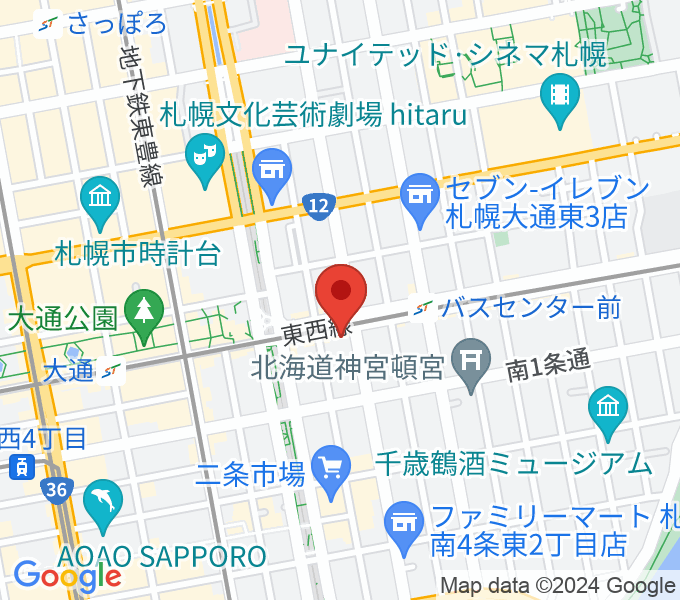 紙ひこうき 札幌本店の場所