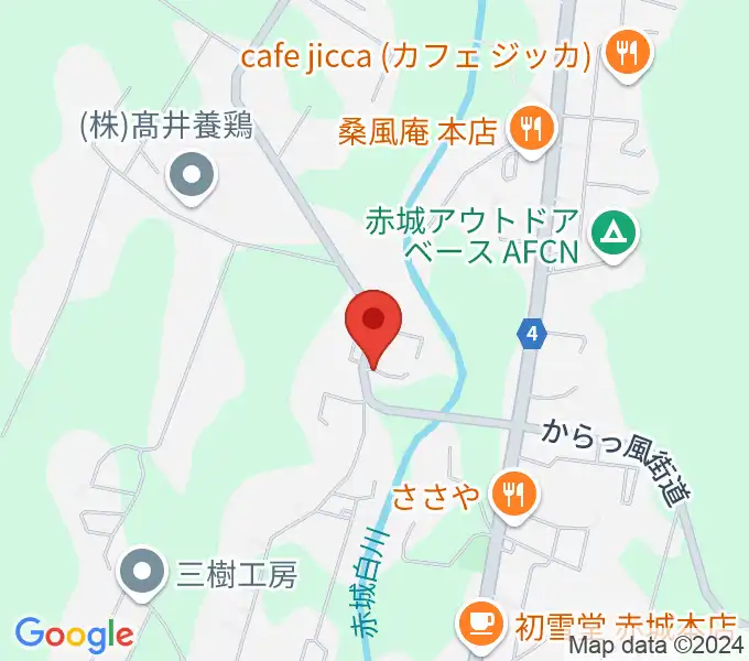 喫茶 虫の音の地図