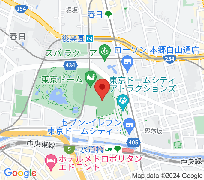 東京ドームの場所