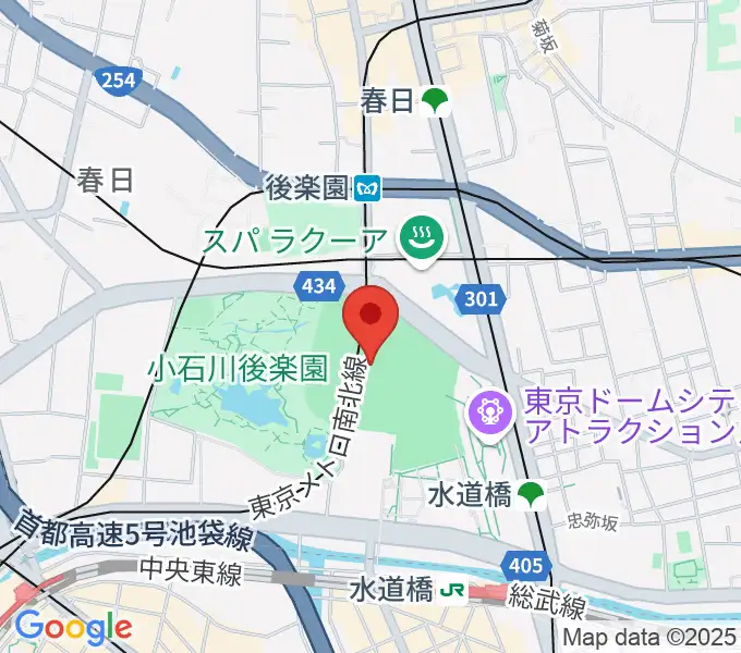 東京ドームの地図