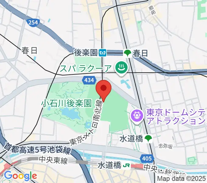 東京ドームの地図