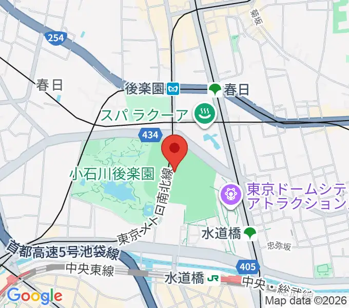 東京ドームの地図