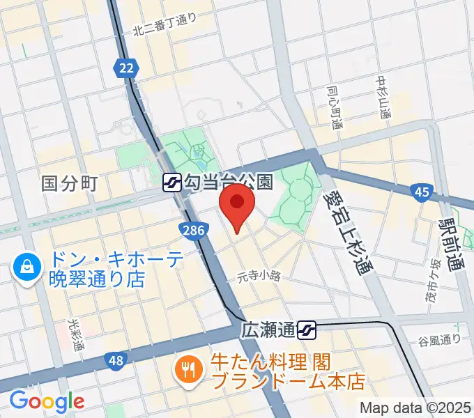 iアート くどう音楽教室の地図