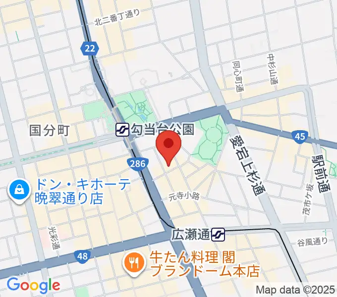 iアート くどう音楽教室の地図