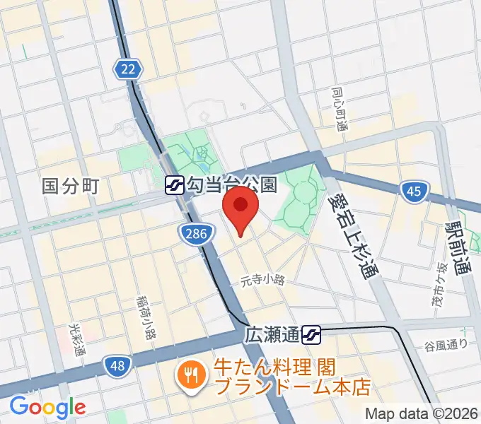 iアート くどう音楽教室の地図