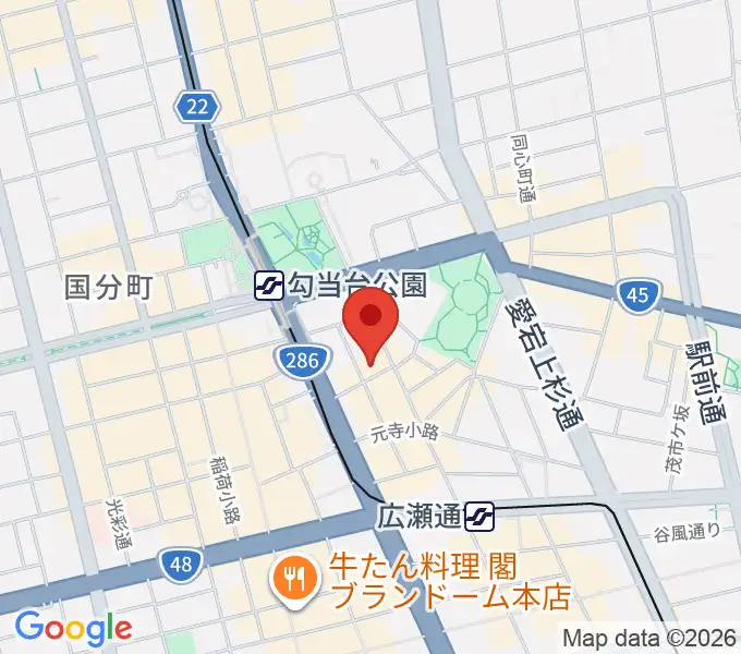 iアート くどう音楽教室の地図