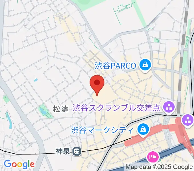 Bunkamuraオーチャードホールの地図