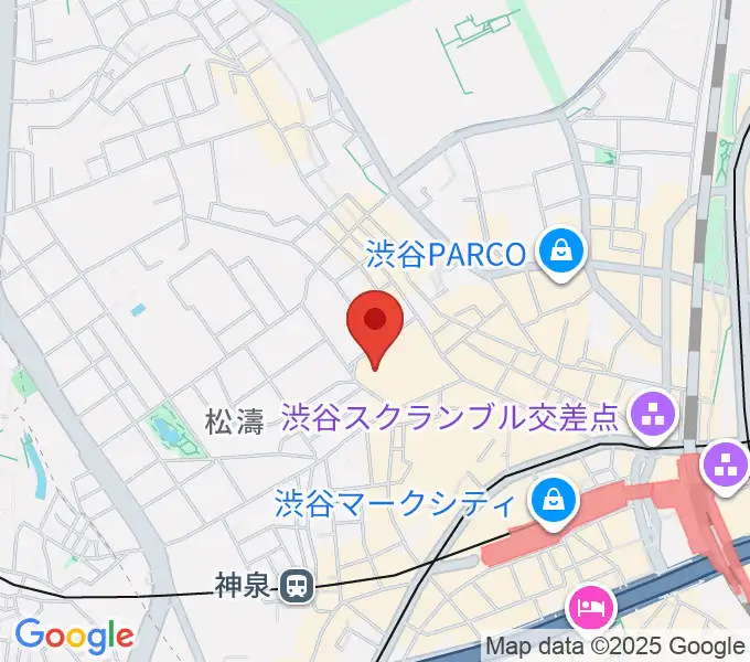 Bunkamuraオーチャードホールの地図
