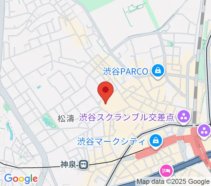 Bunkamuraオーチャードホールの地図