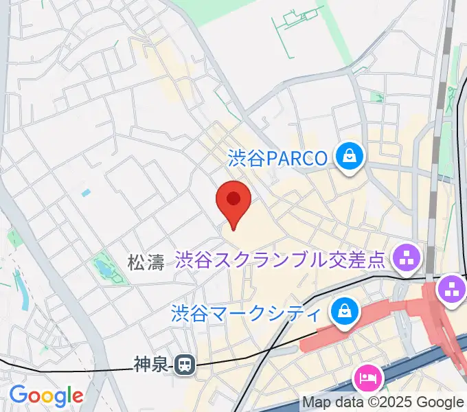 Bunkamuraオーチャードホールの地図