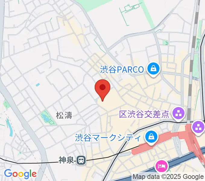 Bunkamuraオーチャードホールの地図