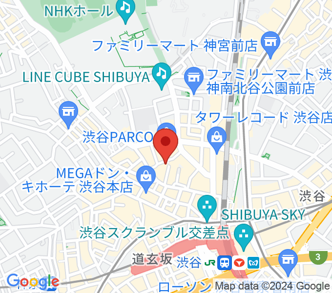 渋谷ＷＷＷ  WWW Xの場所