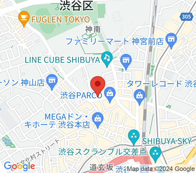 渋谷スターラウンジの場所