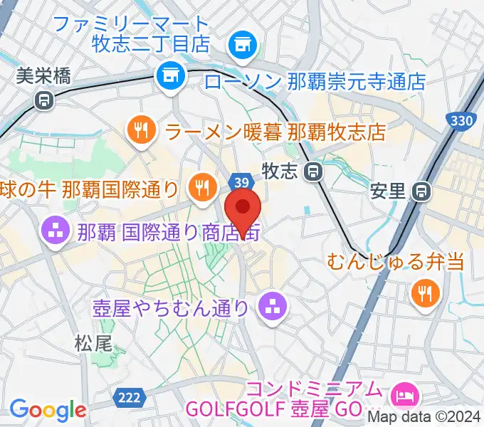 桜坂セントラルの地図