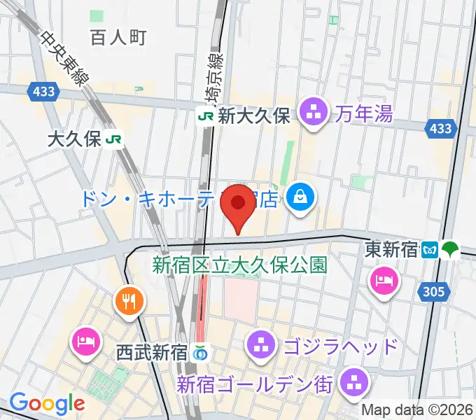 [移転]新宿ネイキッドロフトの地図