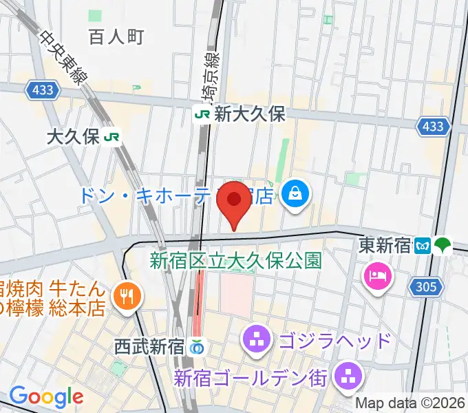[移転]新宿ネイキッドロフトの地図