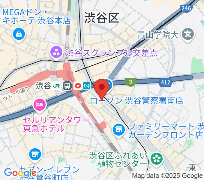 渋谷OTOの地図