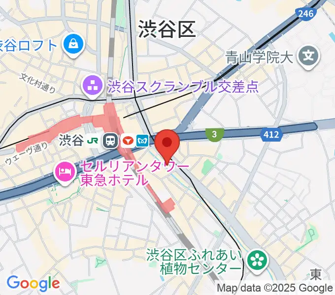 渋谷OTOの地図