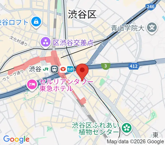 渋谷OTOの地図