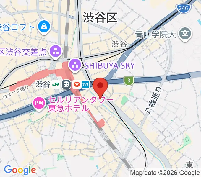 渋谷OTOの地図