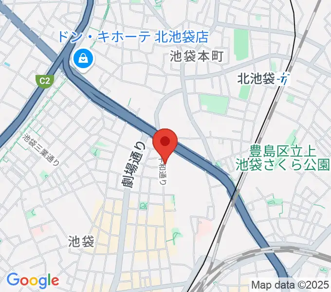 池袋RED-Zoneの地図