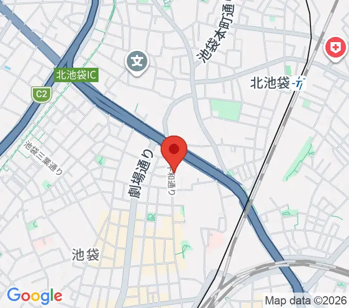 池袋RED-Zoneの地図