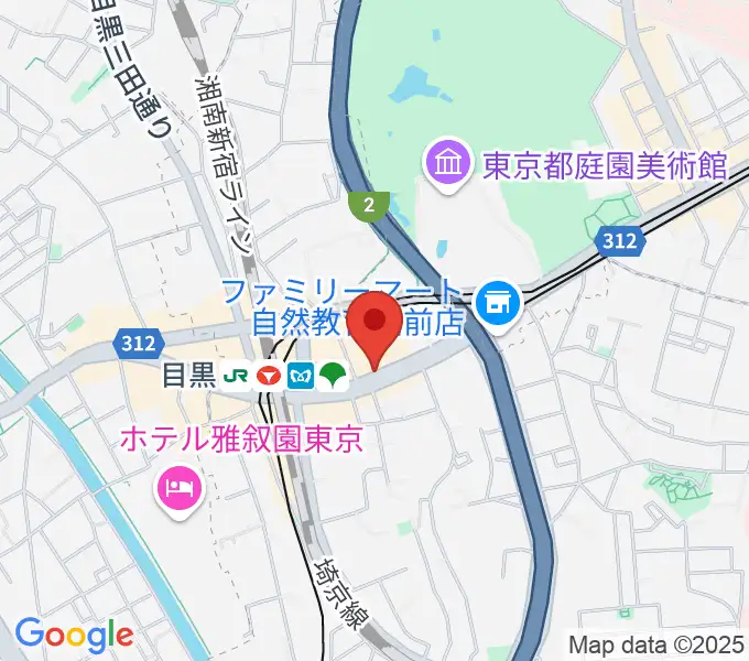 目黒ライブステーションの地図