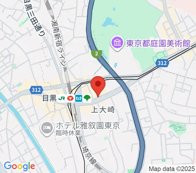 目黒ライブステーションの地図