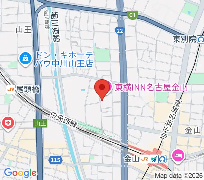 music art BeSoulの地図