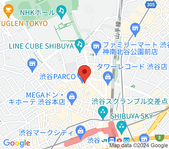 渋谷パルコ劇場の場所