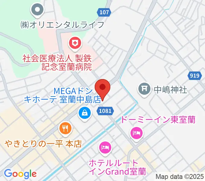 Live cafe Solisteの地図