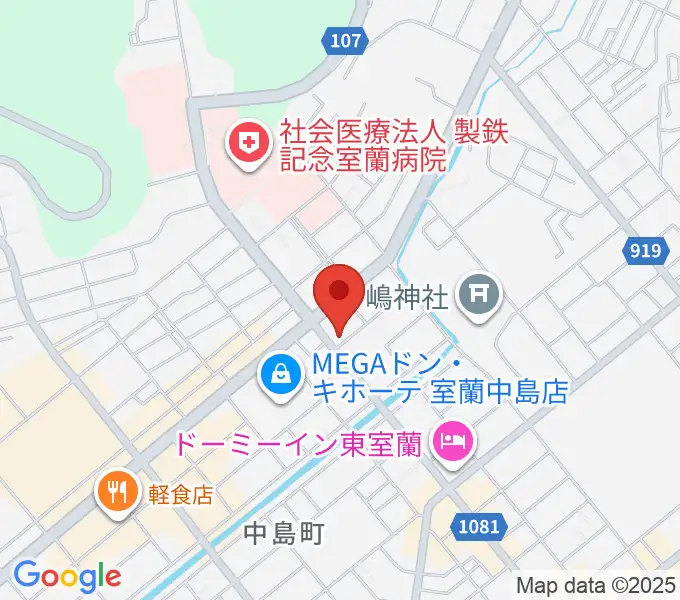室蘭Solisteの地図
