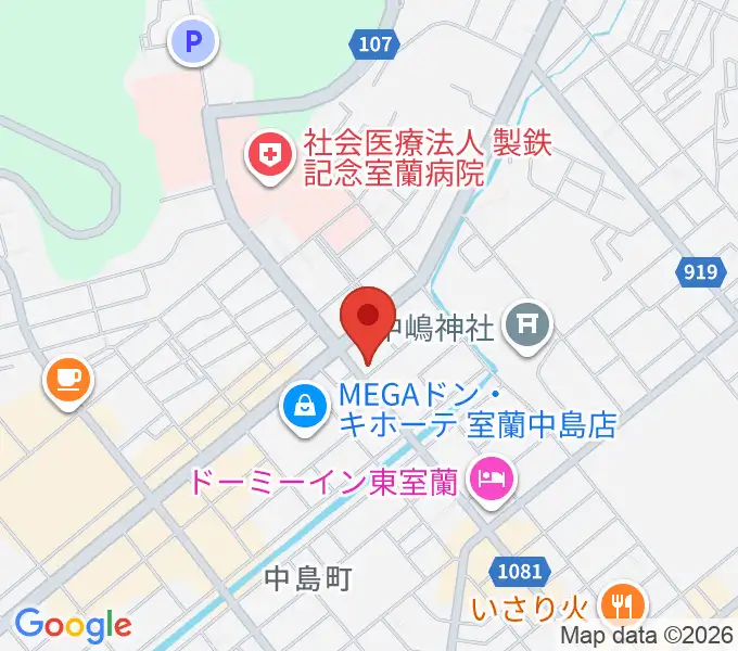 室蘭Solisteの地図