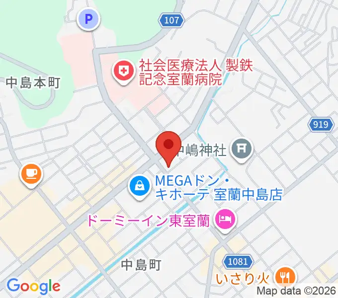 室蘭Solisteの地図
