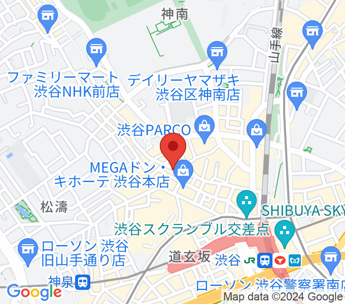 渋谷TAKE OFF 7の場所