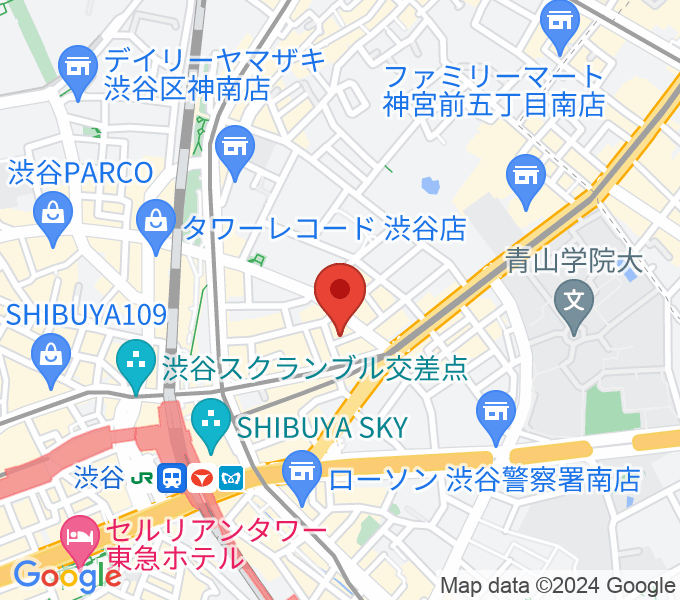 渋谷LUSHの場所