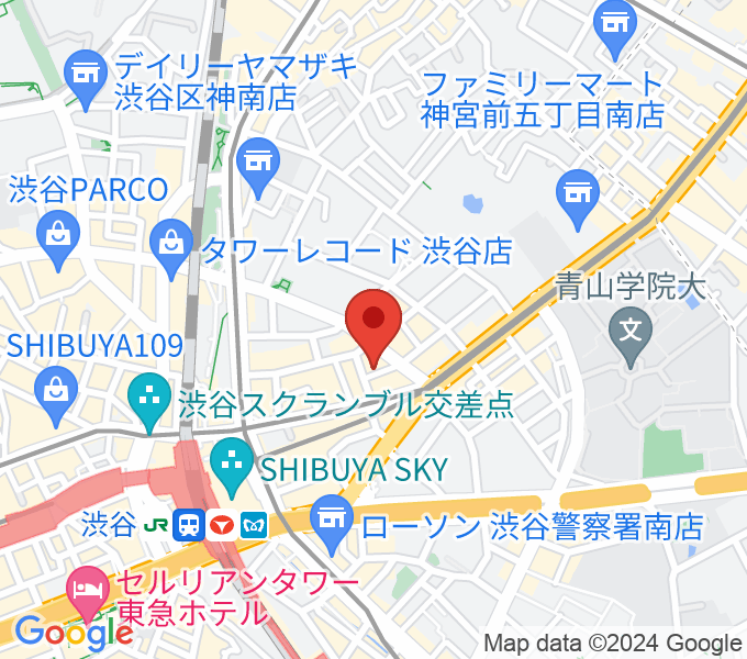 渋谷LUSHの場所