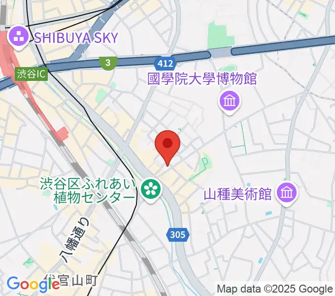 渋谷クラブクロールの地図