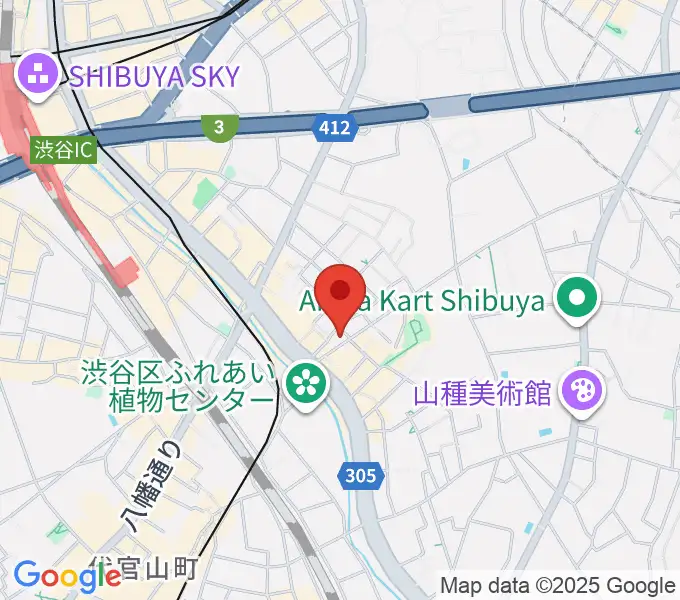 渋谷クラブクロールの地図
