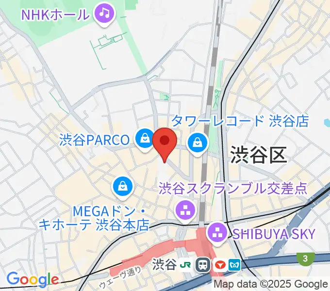 公園通りクラシックスの地図