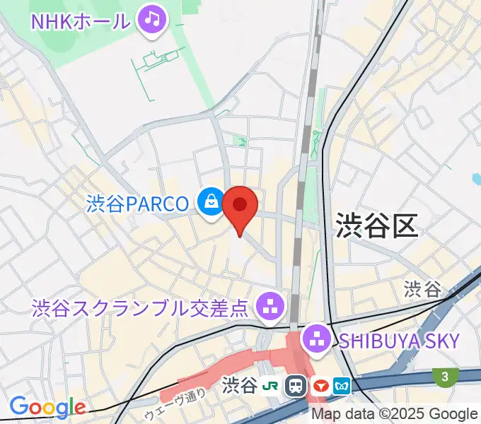公園通りクラシックスの地図