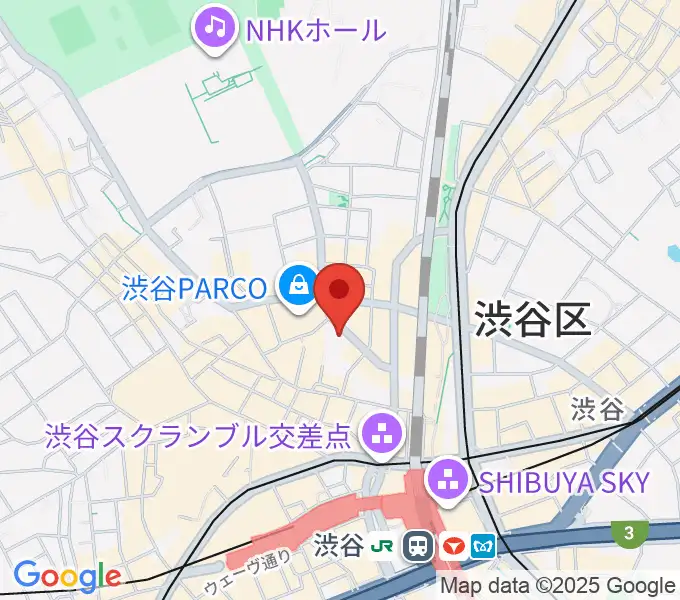公園通りクラシックスの地図