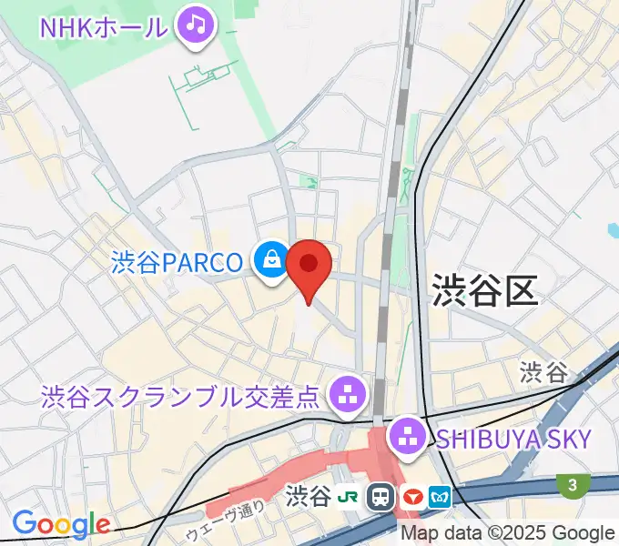 公園通りクラシックスの地図