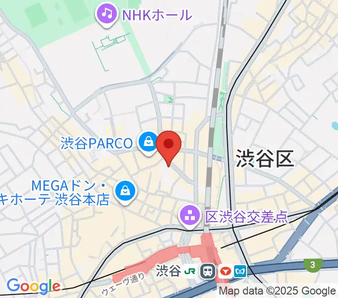 公園通りクラシックスの地図