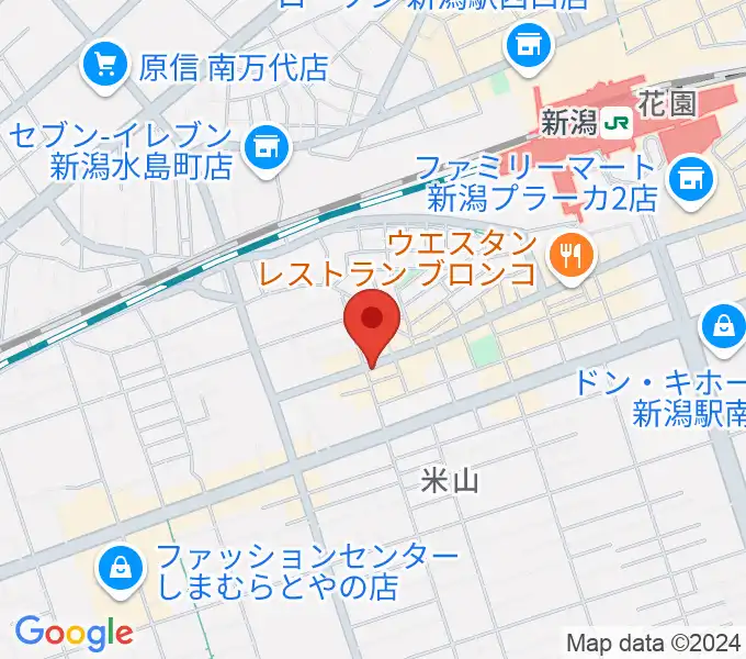 新潟ジキル＆ハイドの地図