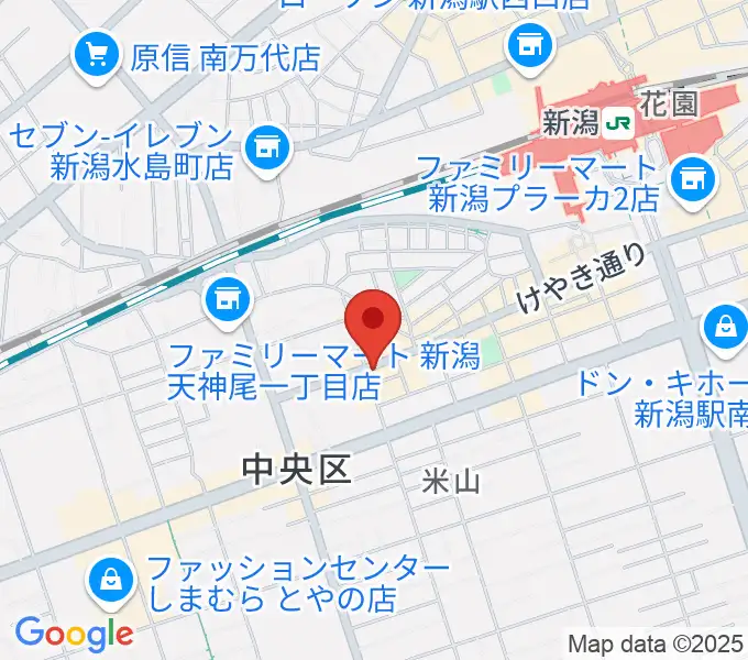 新潟ジキル＆ハイドの地図