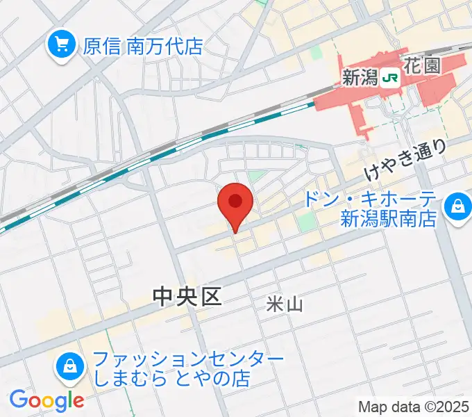 新潟ジキル＆ハイドの地図